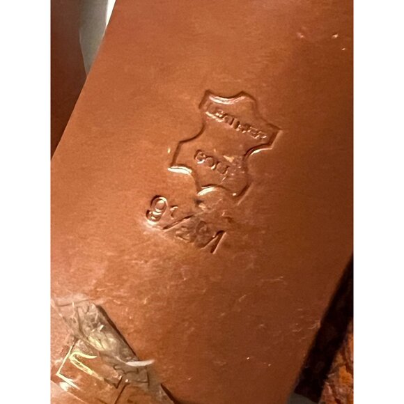 Tory Burch Heeled Open Toe Sandals Women's Size 9.5 M Leather Sole Leather Upper - Picture 9 of 10